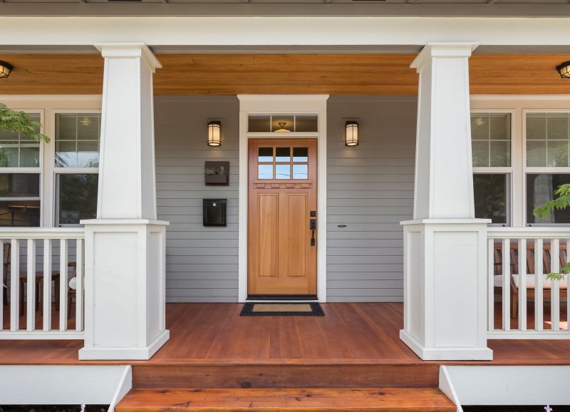Wood Porch Construction in Worcester, MA